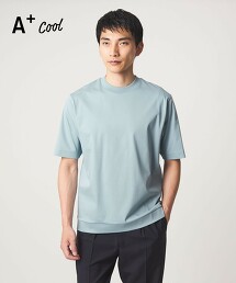 A＋ COOL 平滑圓領上衣 涼感・抗菌