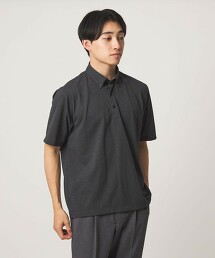 Primeflex 點點網眼扣領商務POLO衫 透氣彈性・吸水速乾