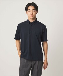 Primeflex 點點網眼扣領商務POLO衫 透氣彈性・吸水速乾