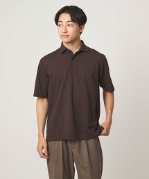 Primeflex 點點網眼切角領商務POLO衫 透氣彈性・吸水速乾