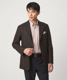 GUABELLO 粗節點緹花針織2B RG西裝外套