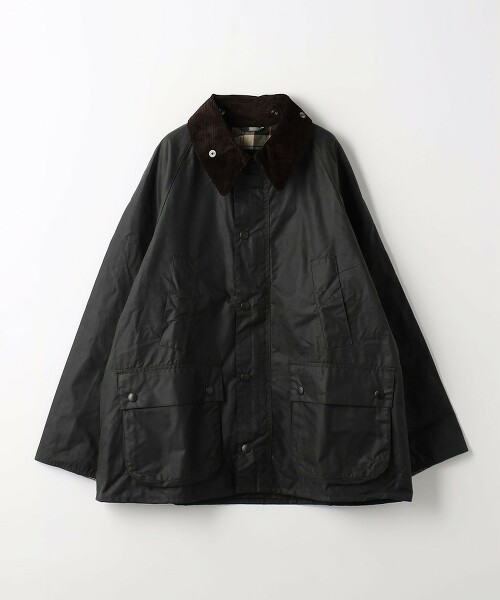 ＜Barbour＞Bedale Waxed Cotton Jacket 寬版油布外套