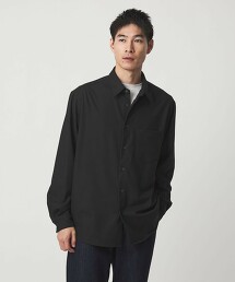 JUST LOOSE TR法蘭絨標準領彈性襯衫 