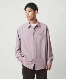 JUST LOOSE TR法蘭絨標準領彈性襯衫 