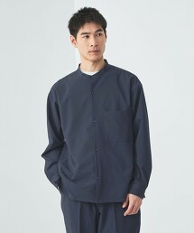 FREELITCH 箱型抗皺彈性立領襯衫 吸水速乾