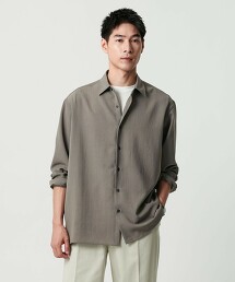 水洗府綢箱形襯衫 日本製