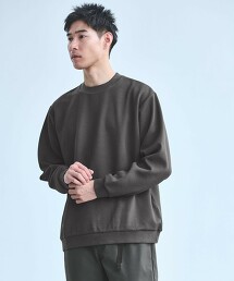 斜紋蓬鬆圓領上衣