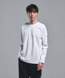 有機棉羅馬布圓領T恤