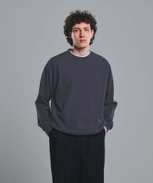 梨面布斜紋圓領長袖上衣 抗UV・吸水速乾・抗菌