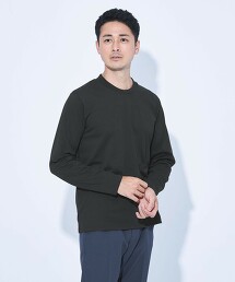 JUST fit 內搭圓領長袖T恤 吸水速乾・抗菌