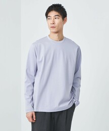 有機羅馬布圓領長袖T恤