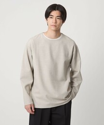 KIVANC 無領彈性長袖T恤