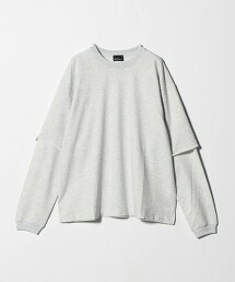 ＜GLR or＞ 假兩件圓領上衣