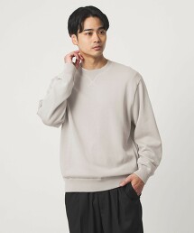 混絲綢象嵌圓領針織