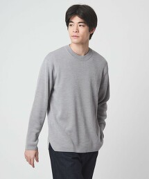 羊毛全針編織圓領針織