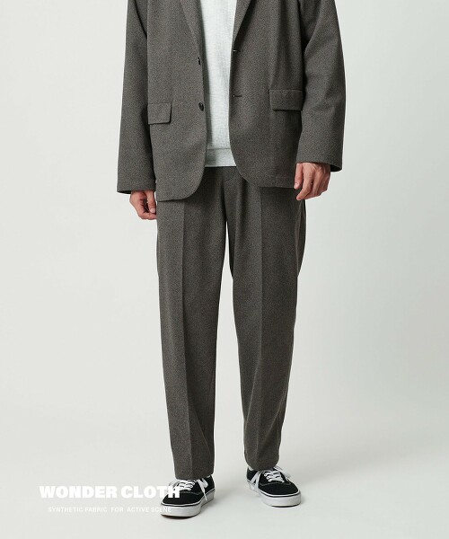 WONDER CLOTH 寬版工作風彈性輕便褲 W2