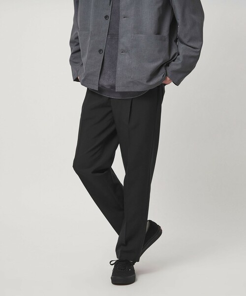 JUST fit 乾爽聚酯纖維1打摺輕便西裝褲 吸水速乾