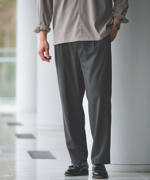 JUST fit 空氣感平紋緯編布輕便褲 2WAY彈性・吸水速乾