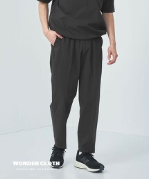 WONDER CLOTH 寬版彈性工作風輕便褲 接觸冷感・吸水速乾