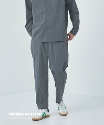 WONDER CLOTH 寬版彈性工作風輕便褲 接觸冷感・吸水速乾