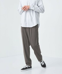 輕薄2打摺工作風彈性9分長褲 W1抗皺
