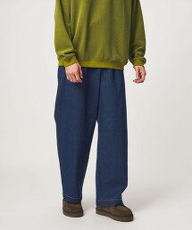 【特別訂製】＜3/2 WORKS＞GLR 寬版牛仔長褲