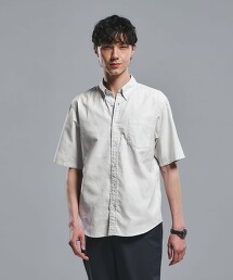 泡泡紗緹花扣領短袖POLO衫