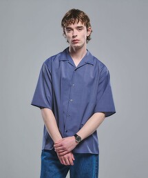 可手洗輕薄開領彈性襯衫