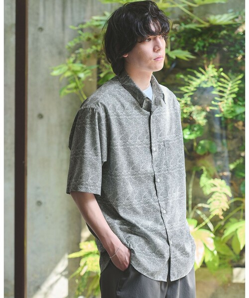 William Morris JUST LOOSE 短袖襯衫