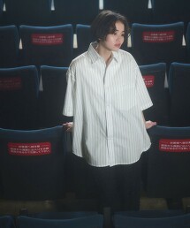 ＜GLR or＞寬鬆繭型剪裁短袖襯衫