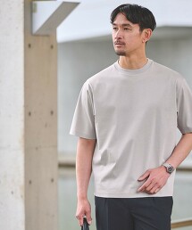 JUST fit 羅馬布短袖T恤 防汗漬