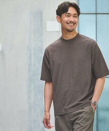 JUST fit 珠地布拉絨短袖T恤 吸水速乾・抗UV