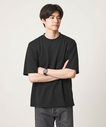 JUST fit 刺繡LOGO 短袖T恤 抗UV・吸水速乾