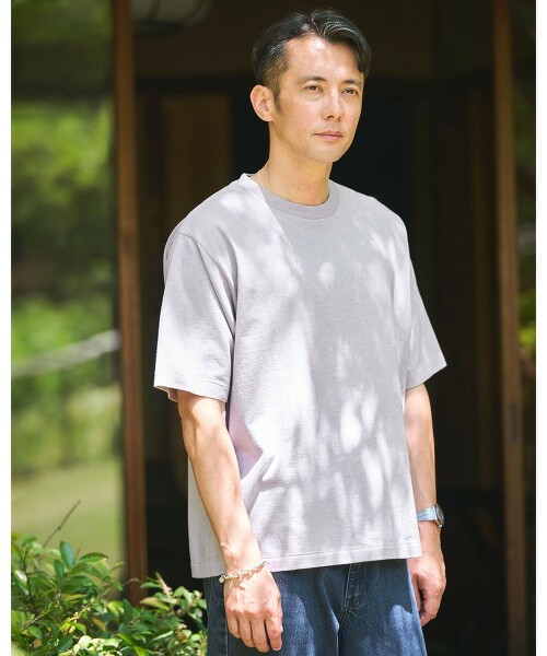 後染圓領短袖T恤上衣
