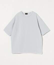 JUST fit 波紋假兩件短袖T恤 吸水速乾・抗菌