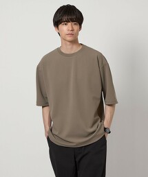 梨面布斜紋圓領T恤