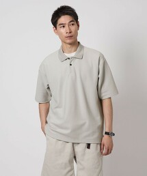GIZA蜂巢短袖POLO衫