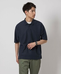 GIZA蜂巢短袖POLO衫