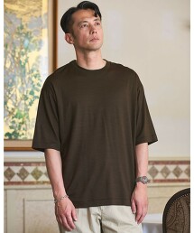 FINE BASIC 梯縫Super100’s羊毛短袖T恤 日本製