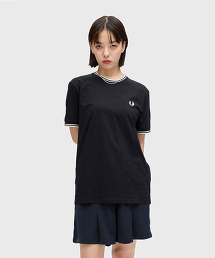 TW Fred Perry 雙滾邊圓領T恤