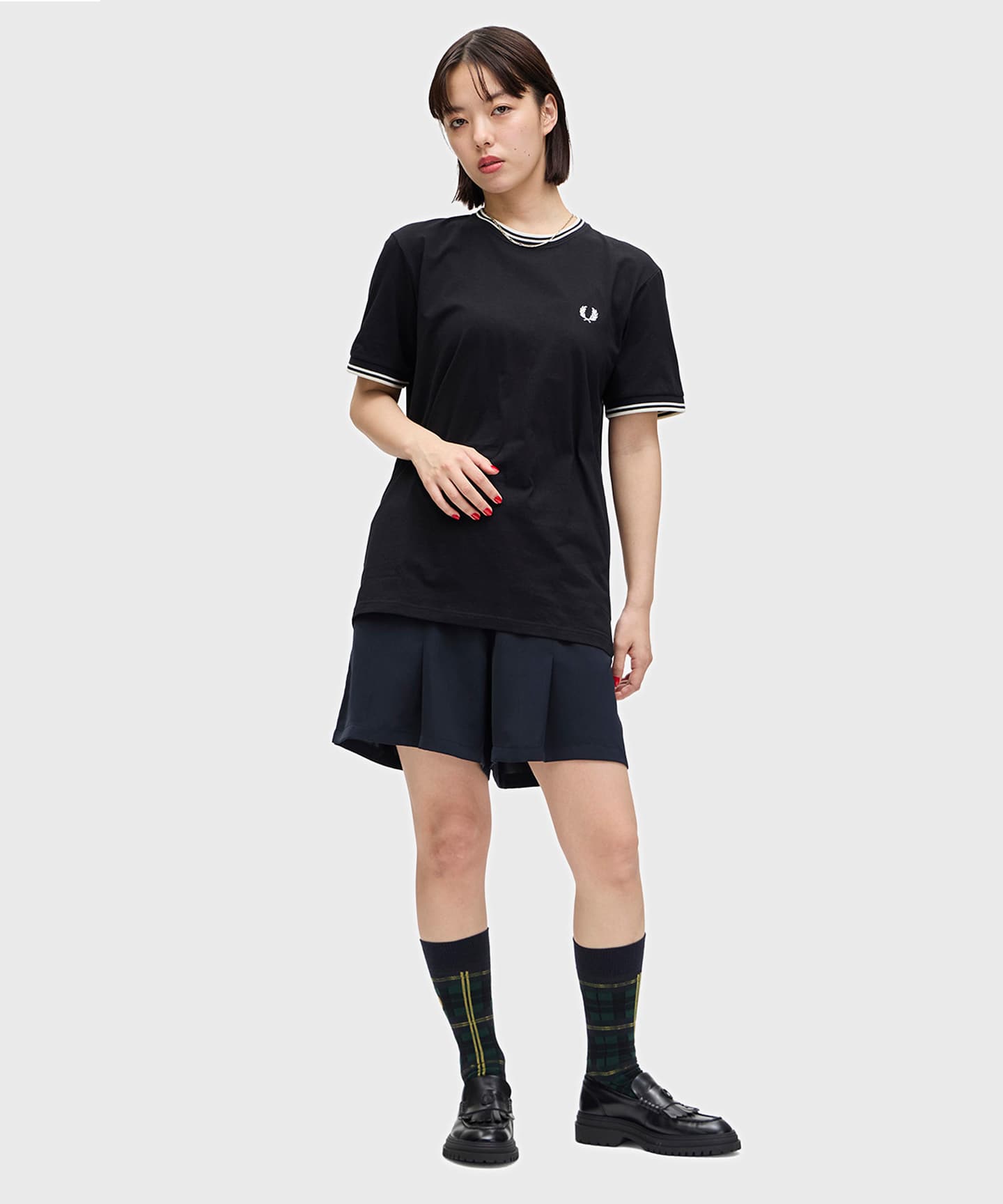 TW Fred Perry 雙滾邊圓領T恤|FRED PERRY|UNITED ARROWS LTD. 官方購物網站