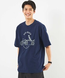 【特別訂製】＜MALIBU SHIRTS＞GLR DOG BEACH 印刷T恤1 日本製