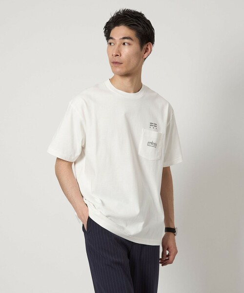<Manhattan Portage>LOGO口袋T恤