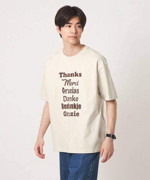 ＜OAFISH＞THANKS 短袖T恤 日本製