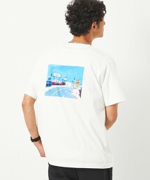 【特別訂製】＜Tatsumi Nao聯名＞ LA 印刷 短袖 T恤 