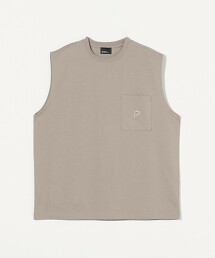 ＜GLR or＞吸水速乾抗菌LOGO無袖上衣