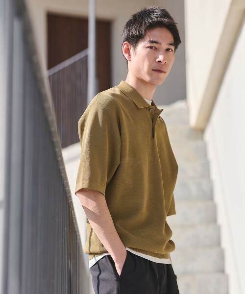 BREEZY 紙質短袖POLO衫 抗菌・透氣