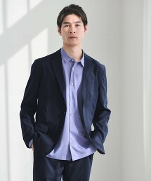 輕薄修身彈性西裝外套