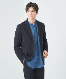 TRW 平紋緯編布窄管西裝外套