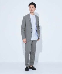 JUST fit 吸水速乾抗皺修身成套西裝